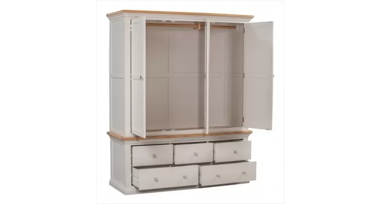 Cotswold Painted Triple Wardrobe 2
